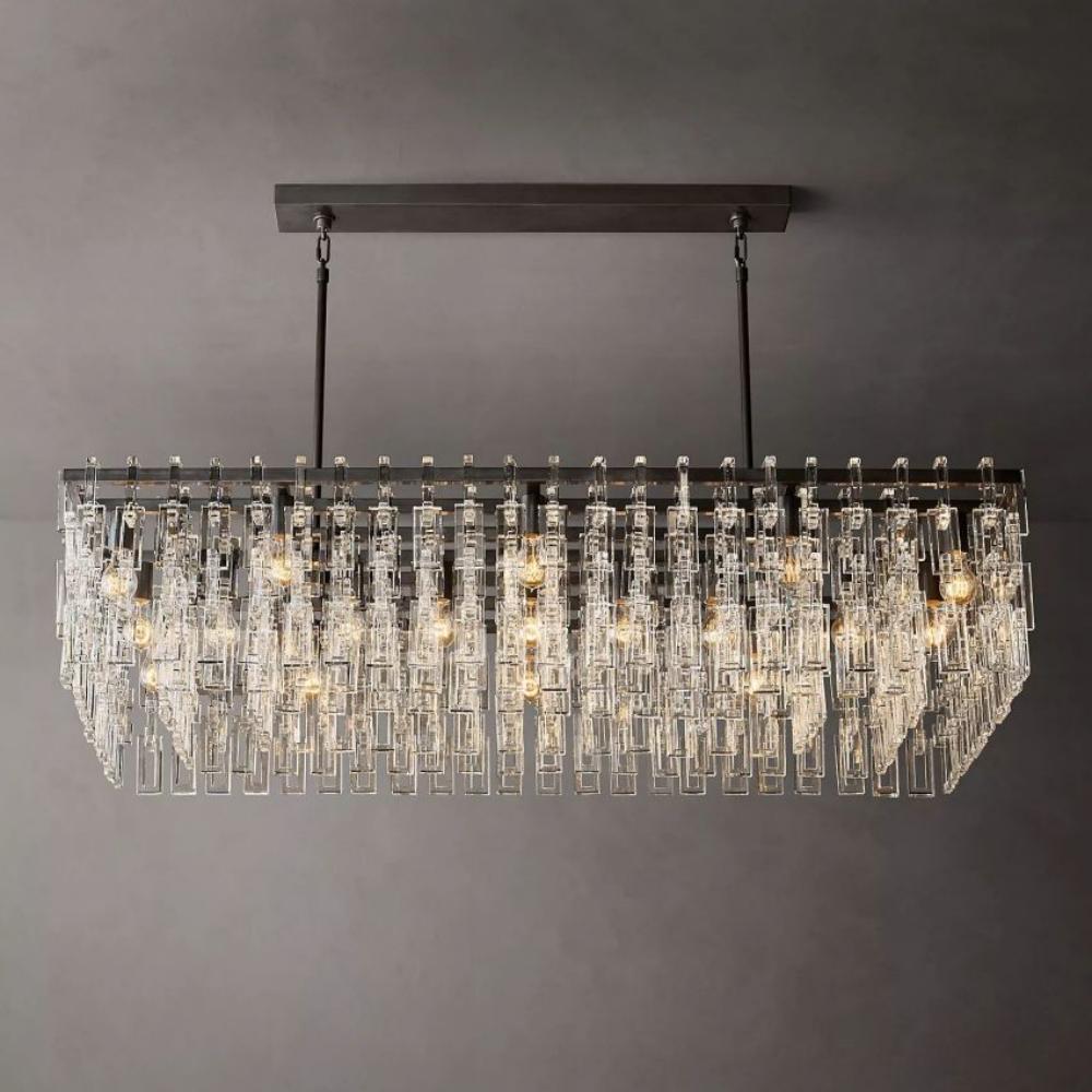 Marignan Rectangular Chandelier 60"/84"