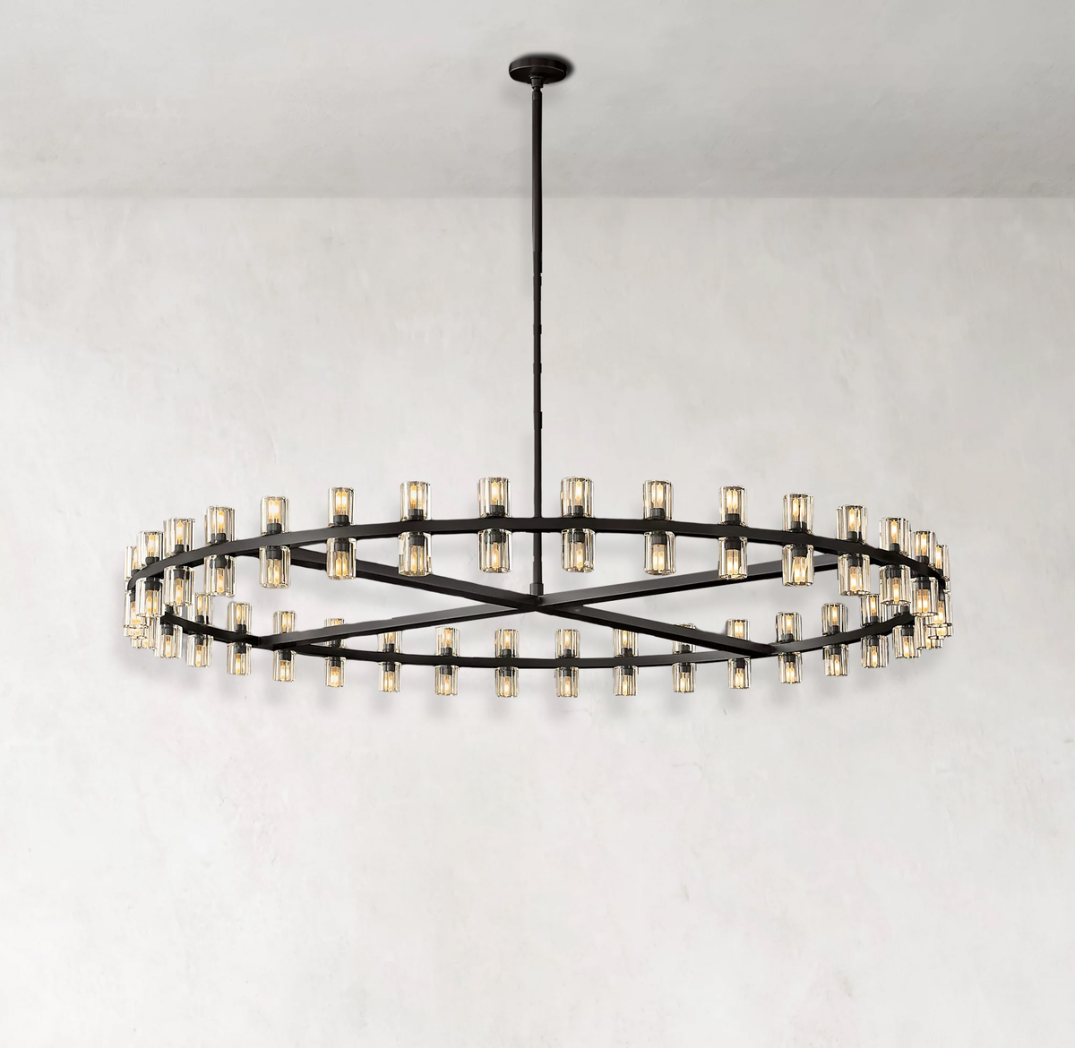 Arcachon LED Round Crystal Chandelier 60"