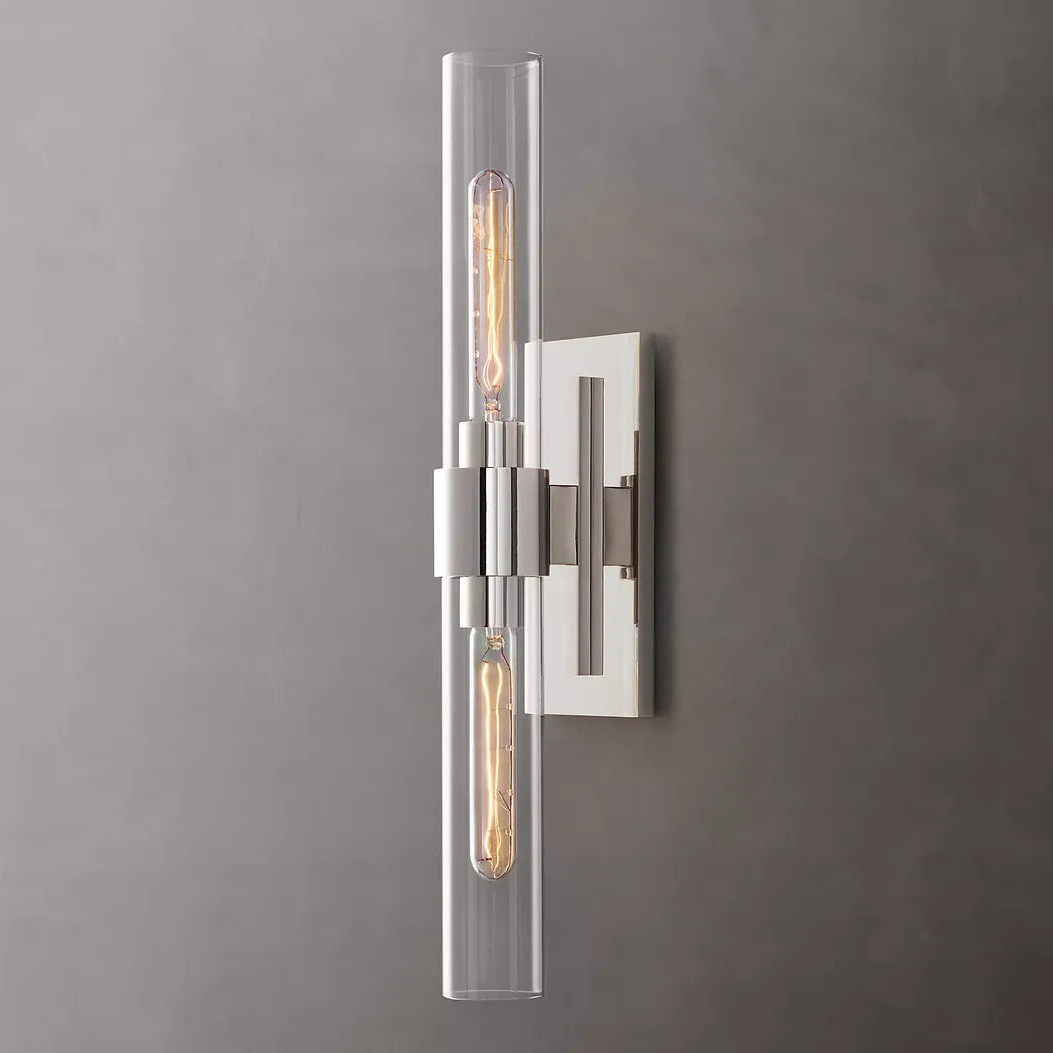 Ravelle Modern Glass Wall Sconce