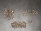 Fiore Crown Chandelier39" 48" 60"