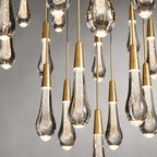 Solitaire Round Crystal Chandelier 17"/24"/36"/58"