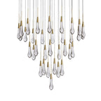 Solitaire Round Crystal Chandelier 17"/24"/36"/58"
