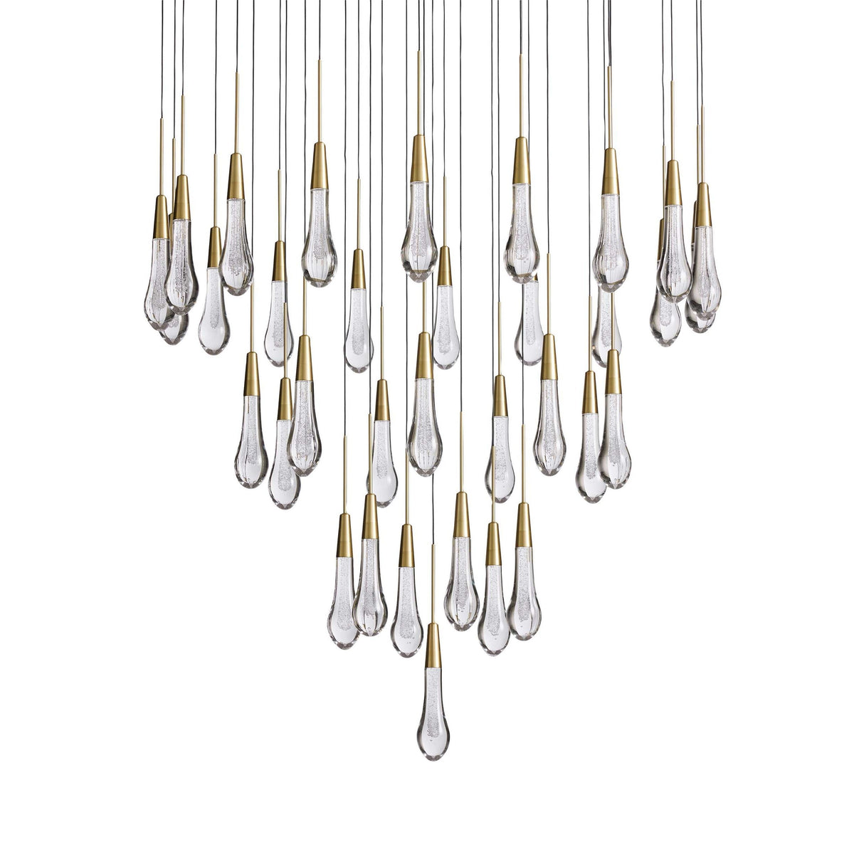 Solitaire Round Crystal Chandelier 17"/24"/36"/58"