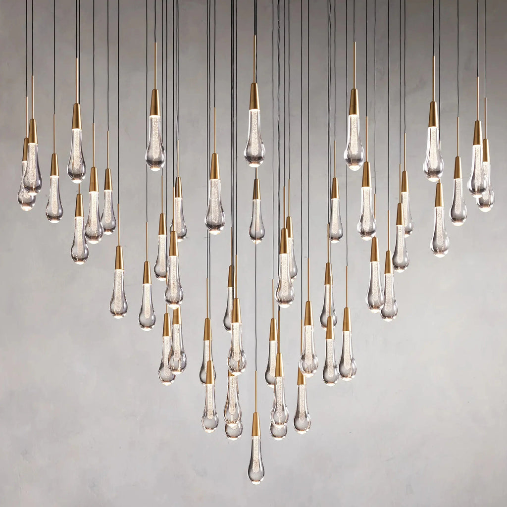 Solitaire Round Crystal Chandelier 17"/24"/36"/58"