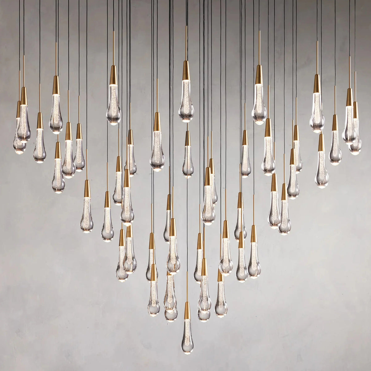 Solitaire Round Crystal Chandelier 17"/24"/36"/58"