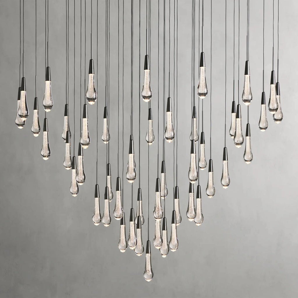 Solitaire Round Crystal Chandelier 17"/24"/36"/58"