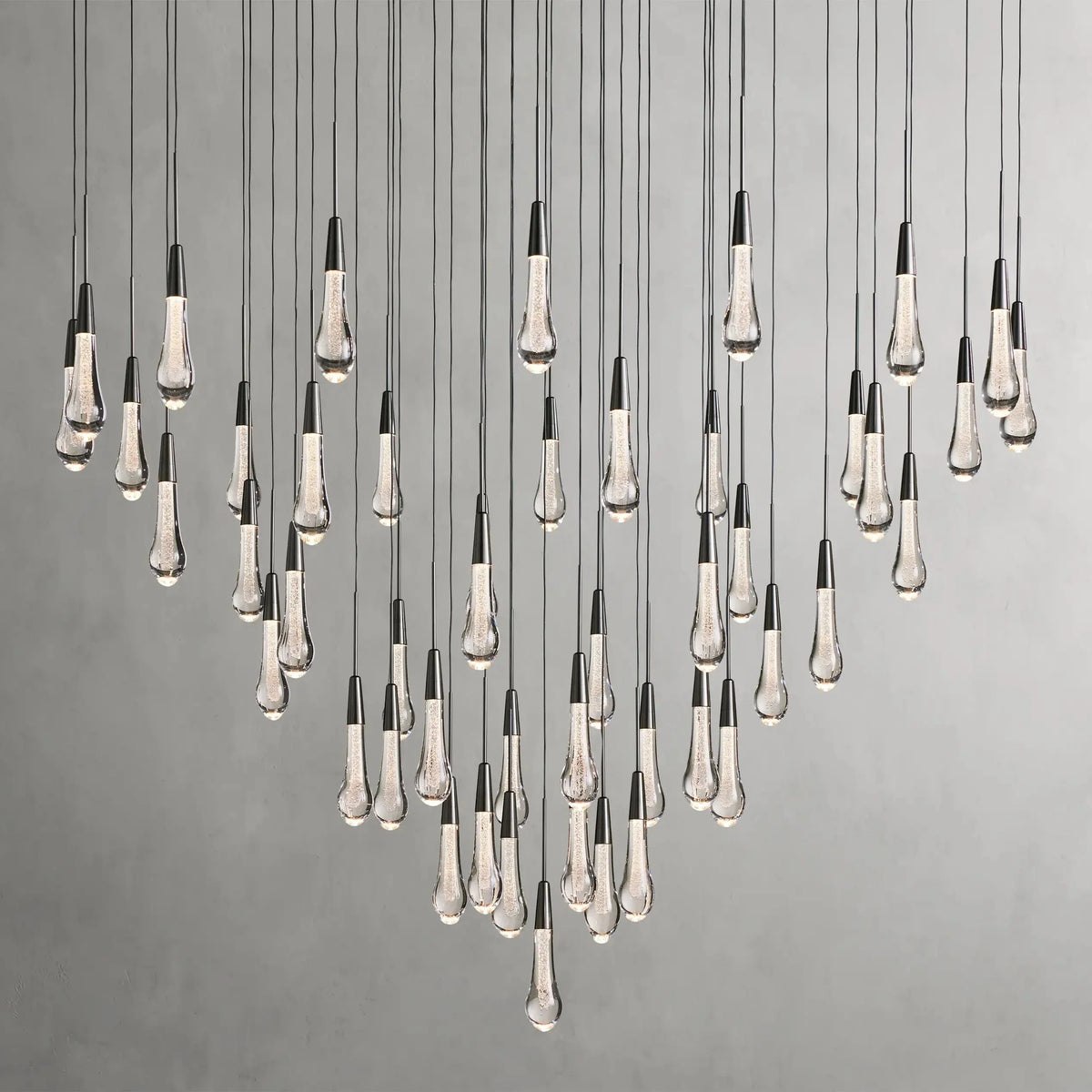 Solitaire Round Crystal Chandelier 17"/24"/36"/58"