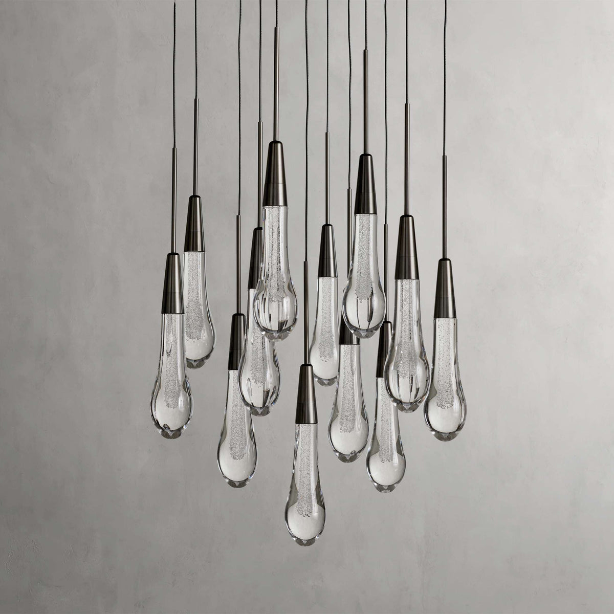 Solitaire Round Crystal Chandelier 17"/24"/36"/58"