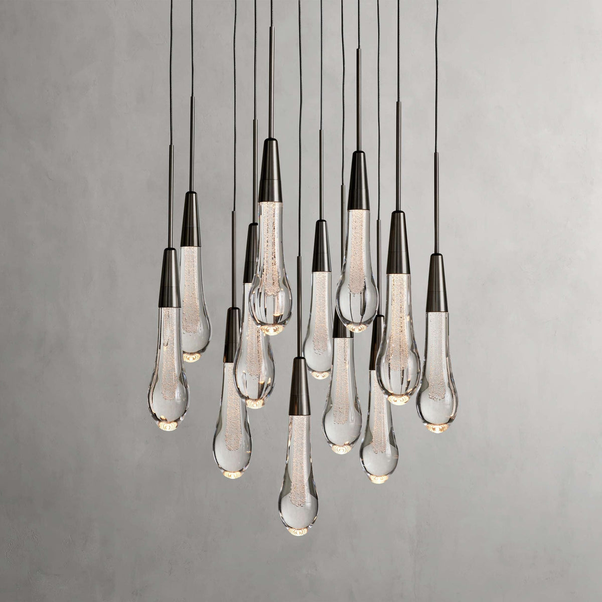Solitaire Round Crystal Chandelier 17"/24"/36"/58"