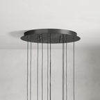 Solitaire Round Crystal Chandelier 17"/24"/36"/58"