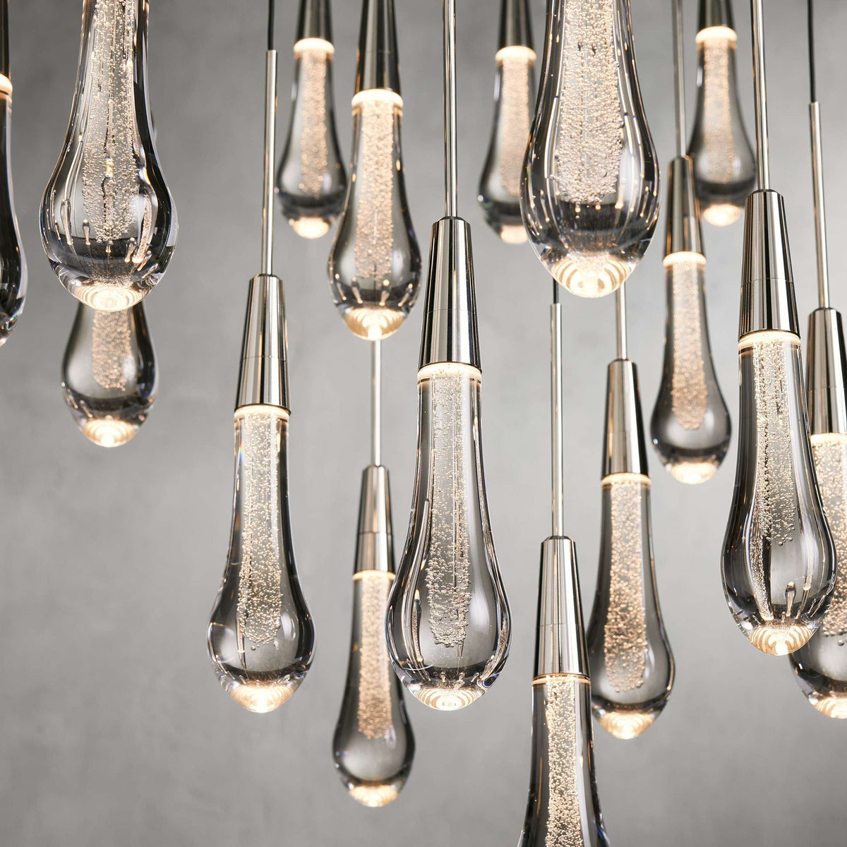 Solitaire Round Crystal Chandelier 17"/24"/36"/58"