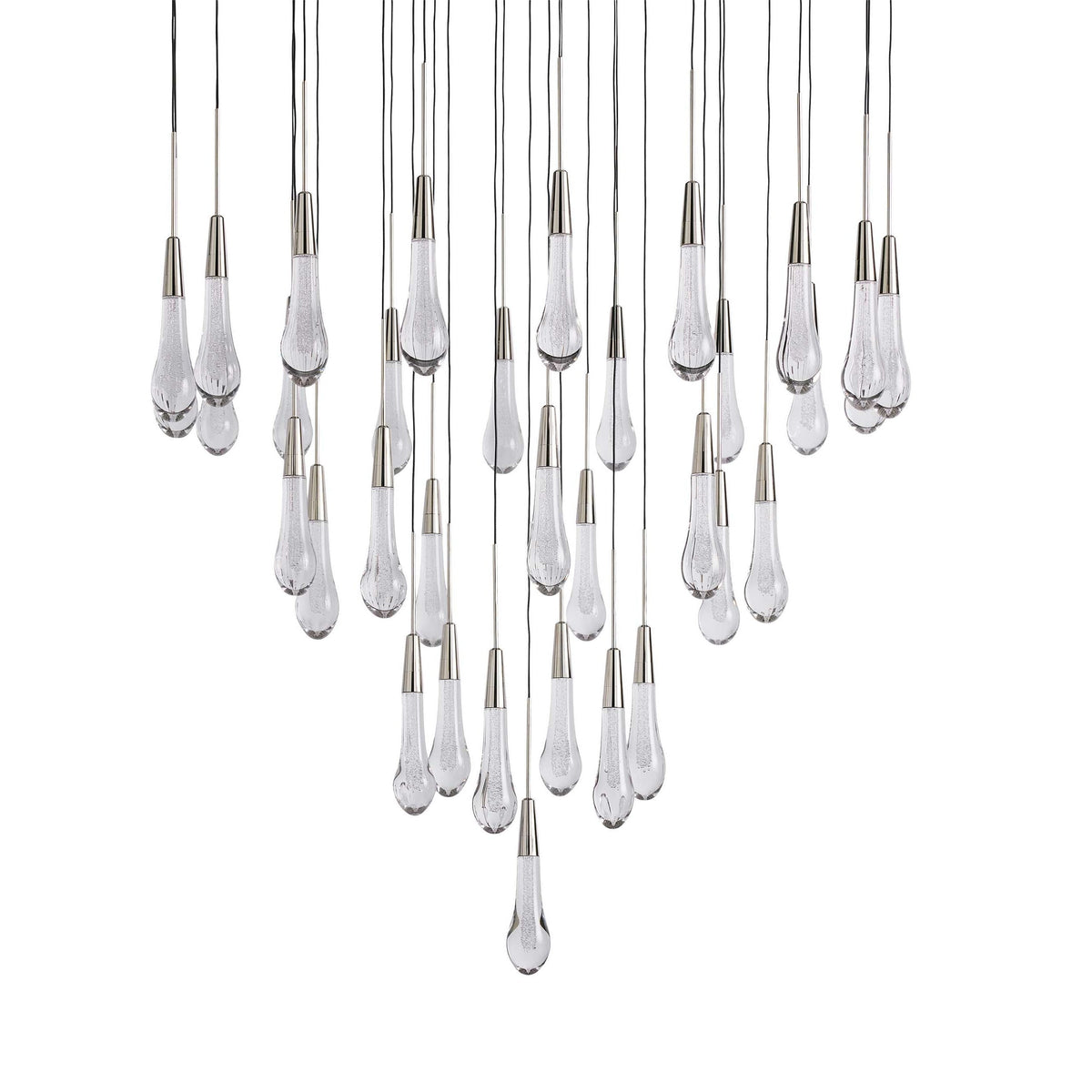 Solitaire Round Crystal Chandelier 17"/24"/36"/58"