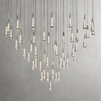 Solitaire Round Crystal Chandelier 17"/24"/36"/58"