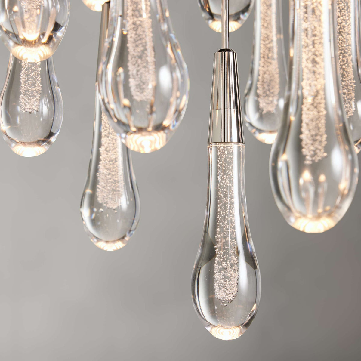 Solitaire Round Crystal Chandelier 17"/24"/36"/58"