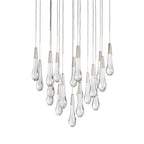 Solitaire Round Crystal Chandelier 17"/24"/36"/58"