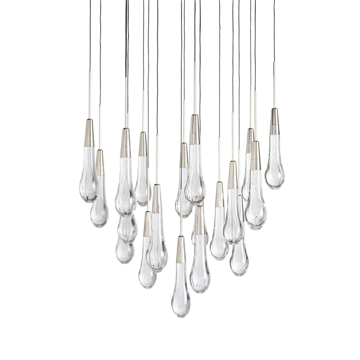 Solitaire Round Crystal Chandelier 17"/24"/36"/58"
