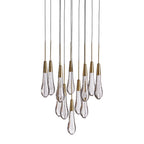 Solitaire Round Crystal Chandelier 17"/24"/36"/58"