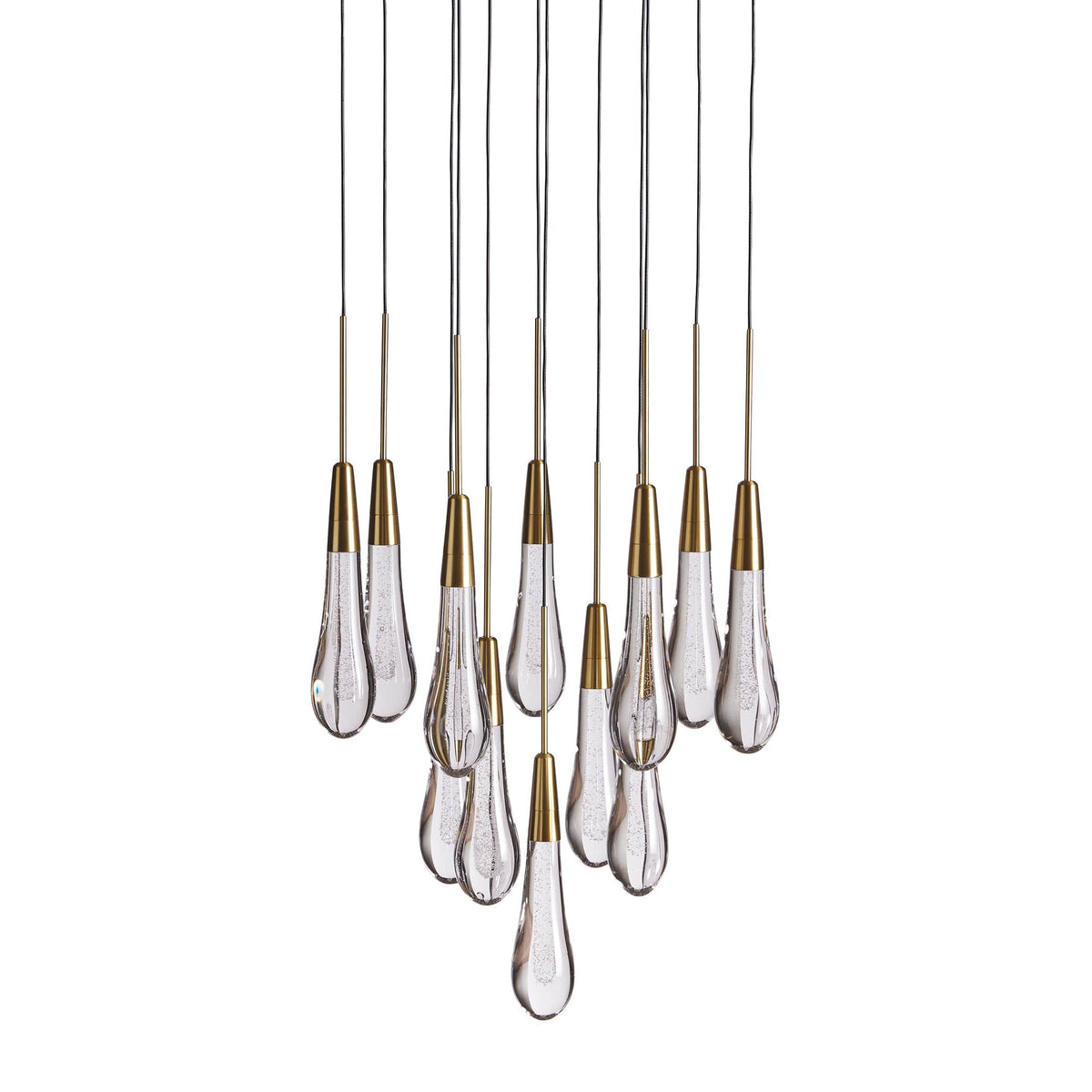 Solitaire Round Crystal Chandelier 17"/24"/36"/58"