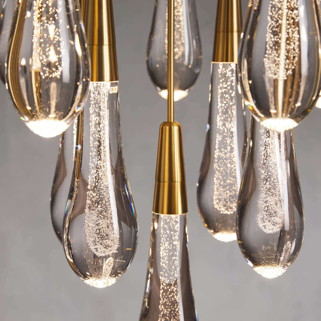 Solitaire Round Crystal Chandelier 17"/24"/36"/58"