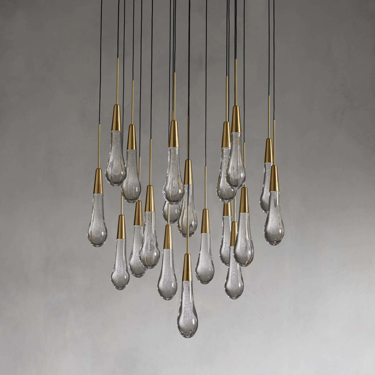 Solitaire Round Crystal Chandelier 17"/24"/36"/58"