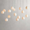 Arica Alabaster Rectangular Chandelier