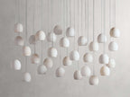 Arica Alabaster Rectangular Chandelier