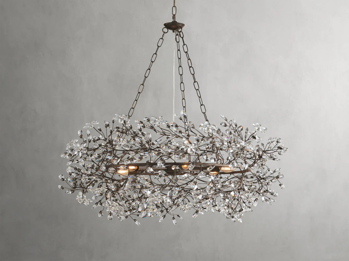 Fiore Crown Chandelier39" 48" 60"