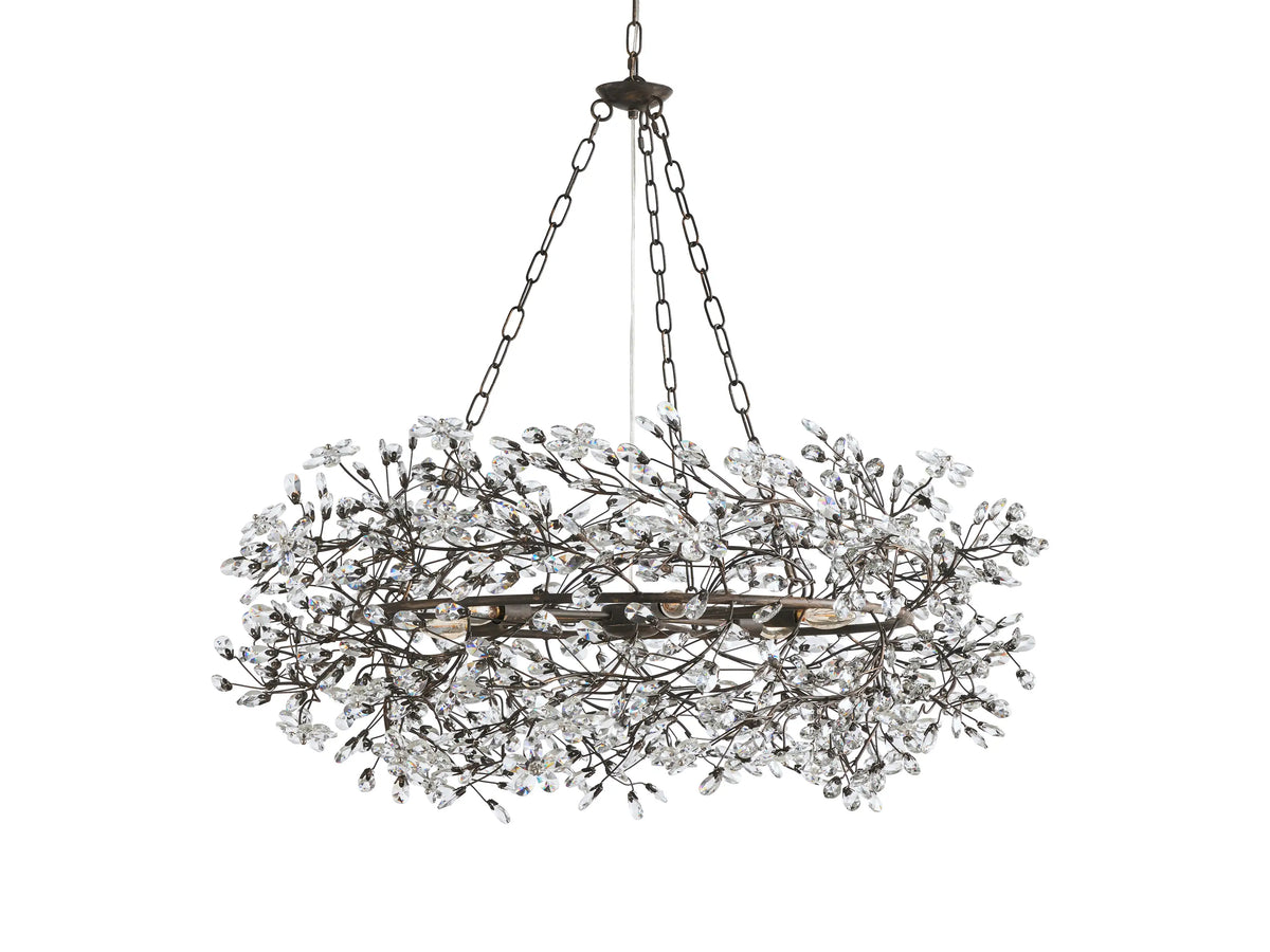 Fiore Crown Chandelier39" 48" 60"