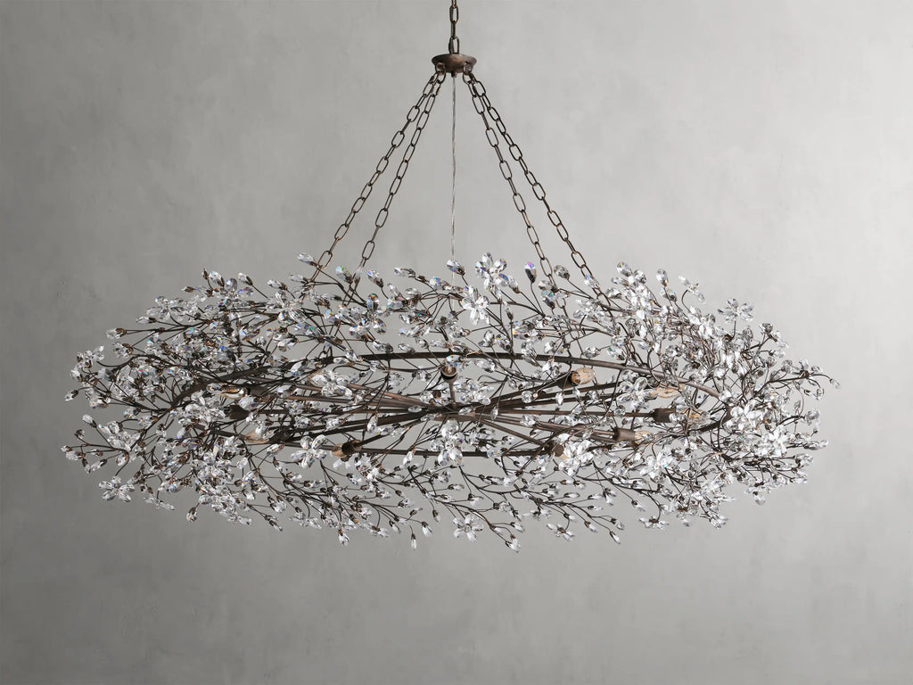Fiore Crown Chandelier39" 48" 60"