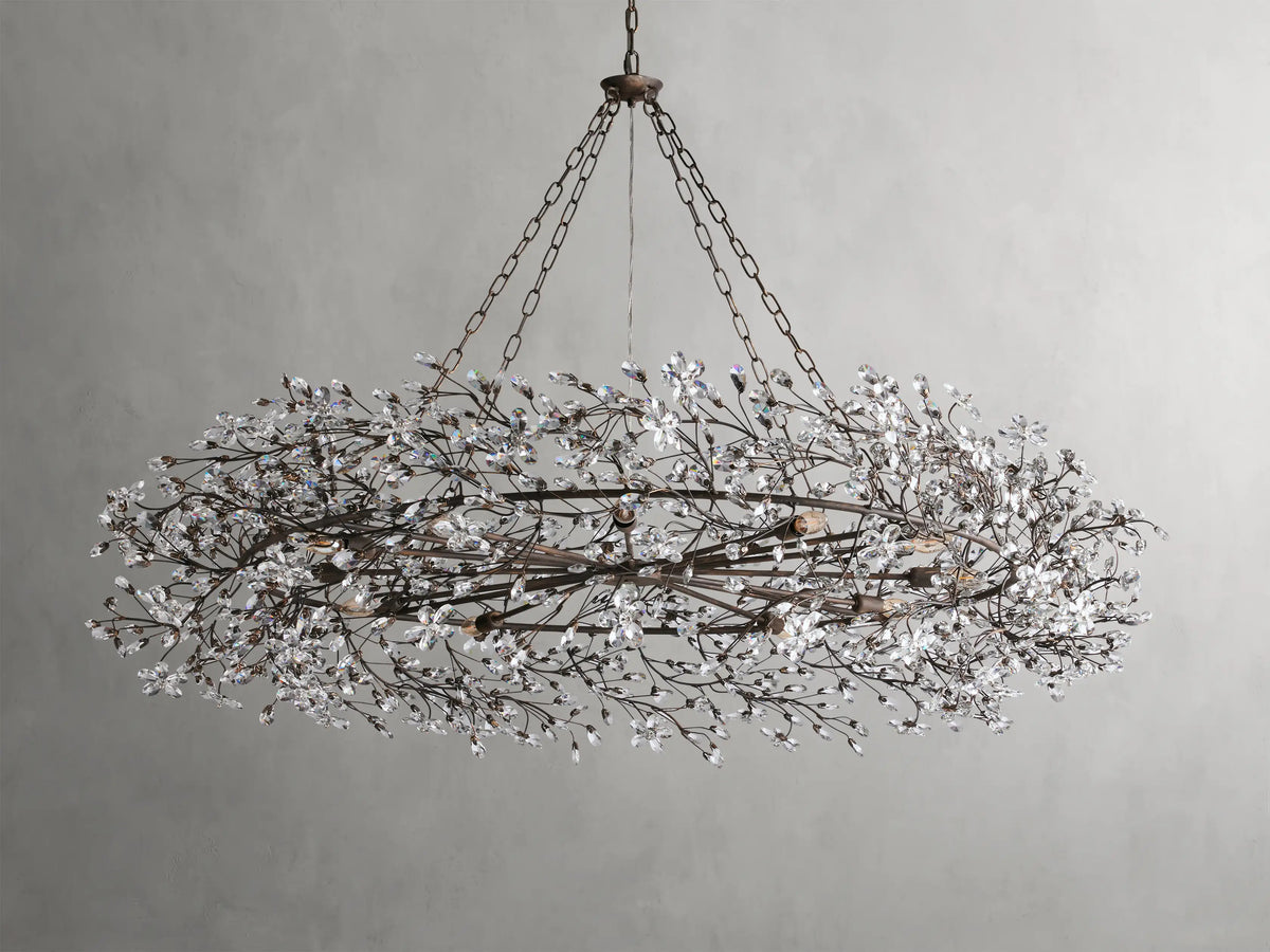 Fiore Crown Chandelier39" 48" 60"