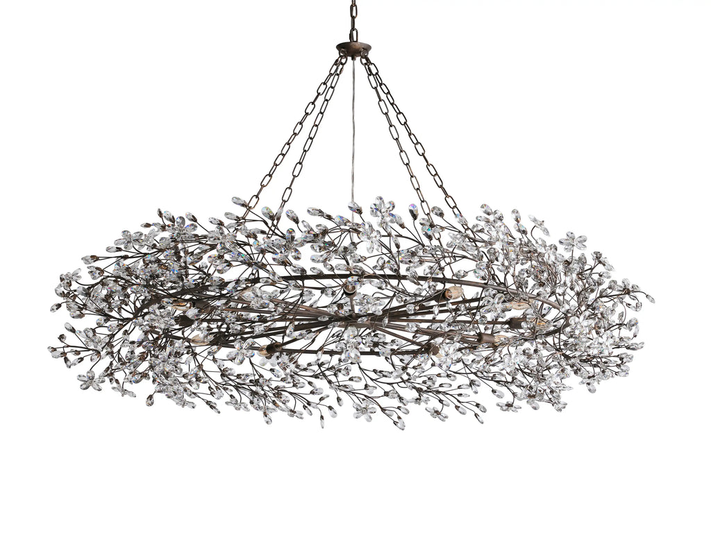 Fiore Crown Chandelier39" 48" 60"