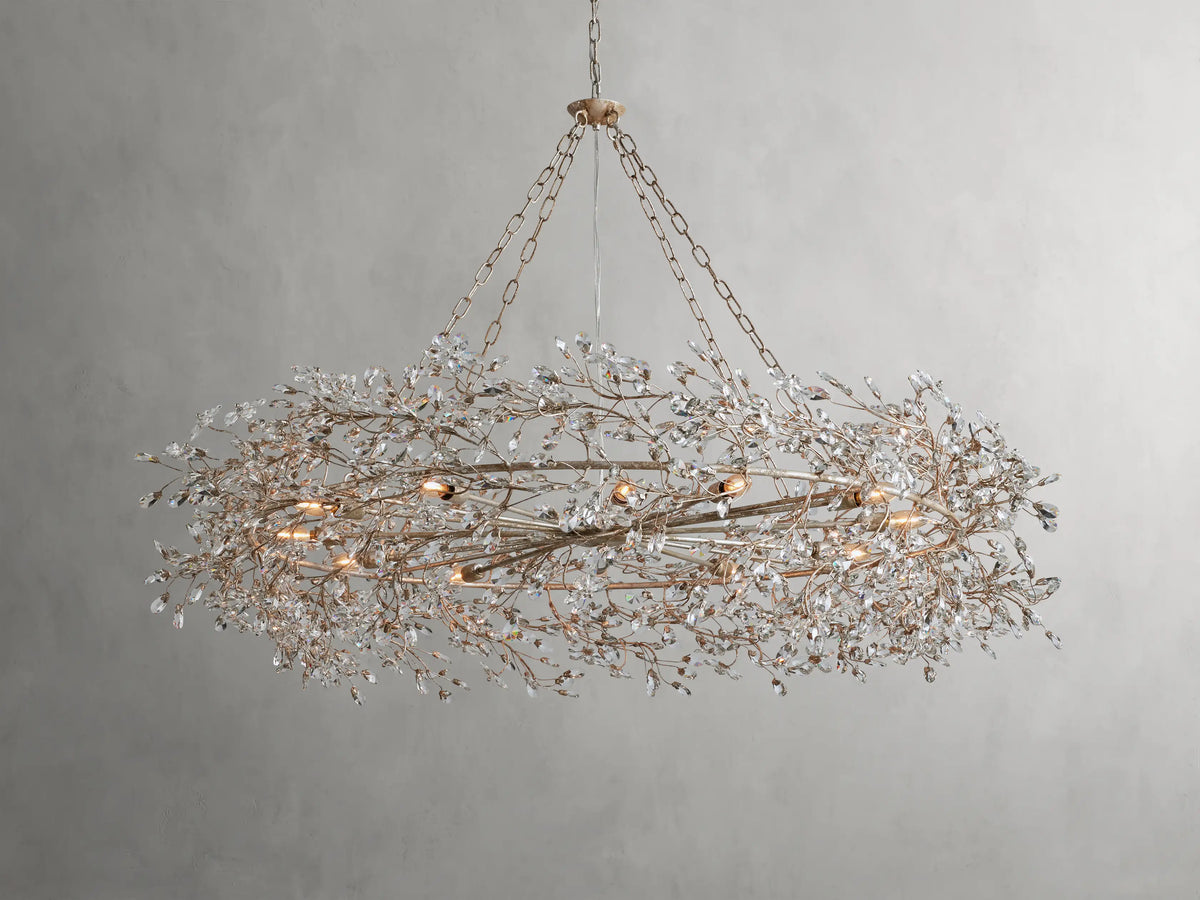 Fiore Crown Chandelier39" 48" 60"