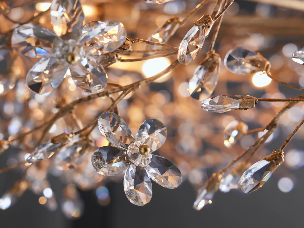 Fiore Crown Chandelier39" 48" 60"