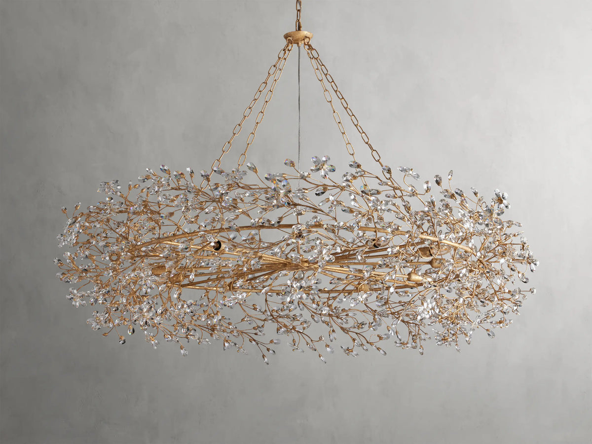 Fiore Crown Chandelier39" 48" 60"