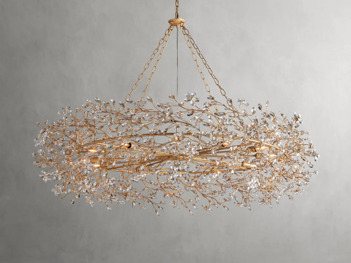 Fiore Crown Chandelier39" 48" 60"