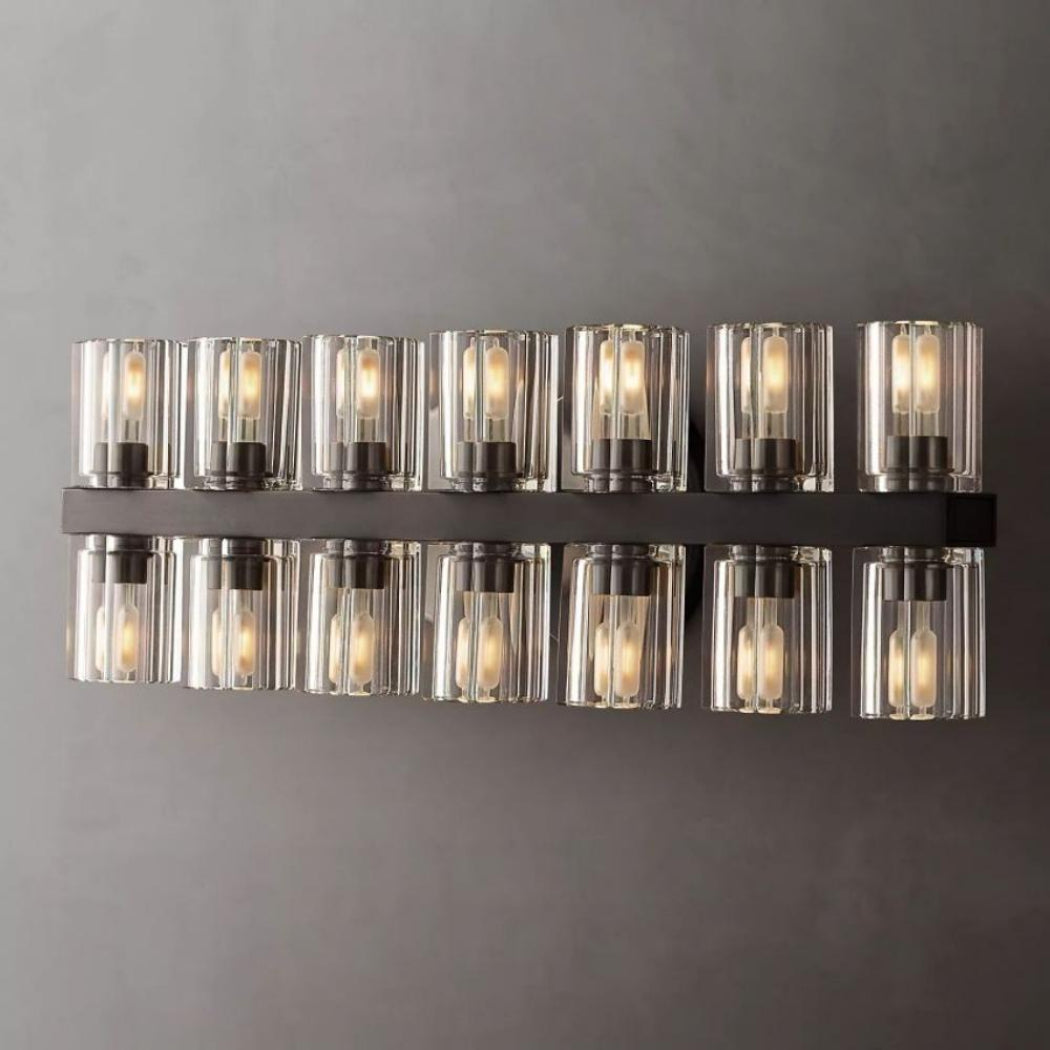 Arcachon 14-Light K9 Crystal Wall Sconce