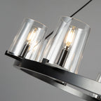 Pauillac Round Glass Chandelier 36"
