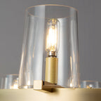 Pauillac Round Glass Chandelier 36"