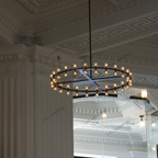 Arcachon LED Two-Tier Crystal Chandelier 60"