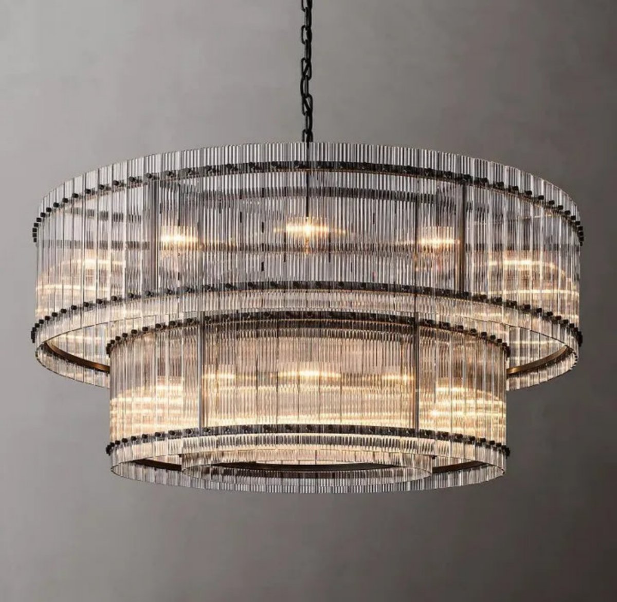 San Marco Two-Tier Round Chandelier 60"