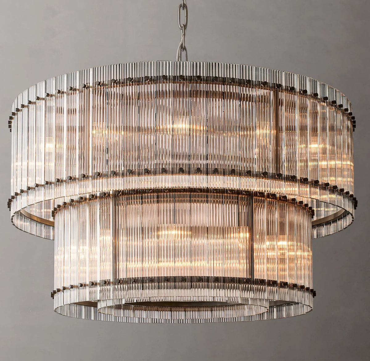San Marco Two-Tier Round Chandelier 48"