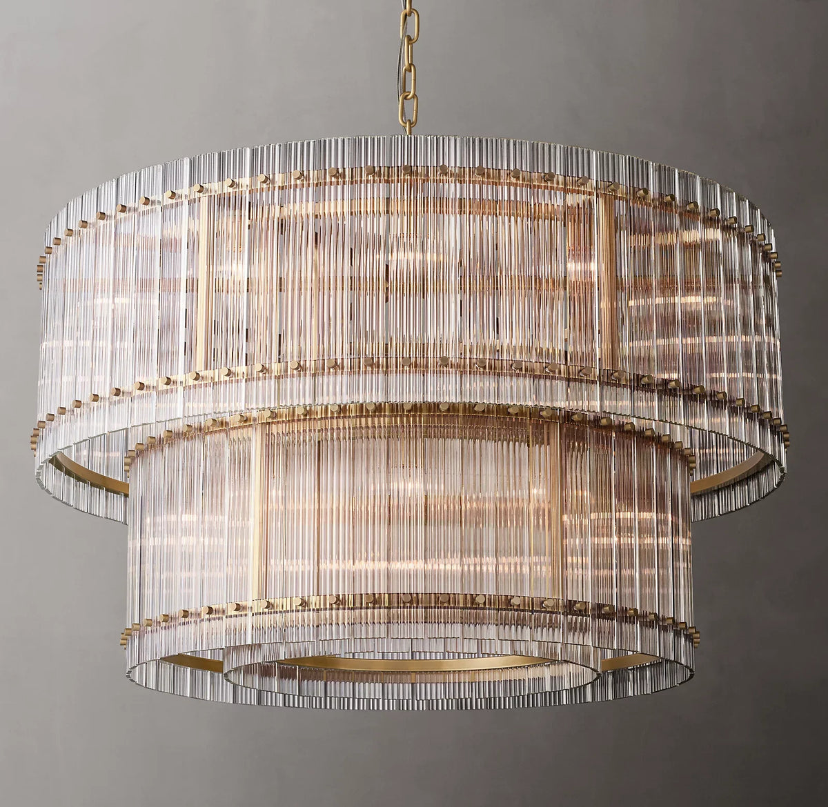 San Marco Two-Tier Round Chandelier 48"