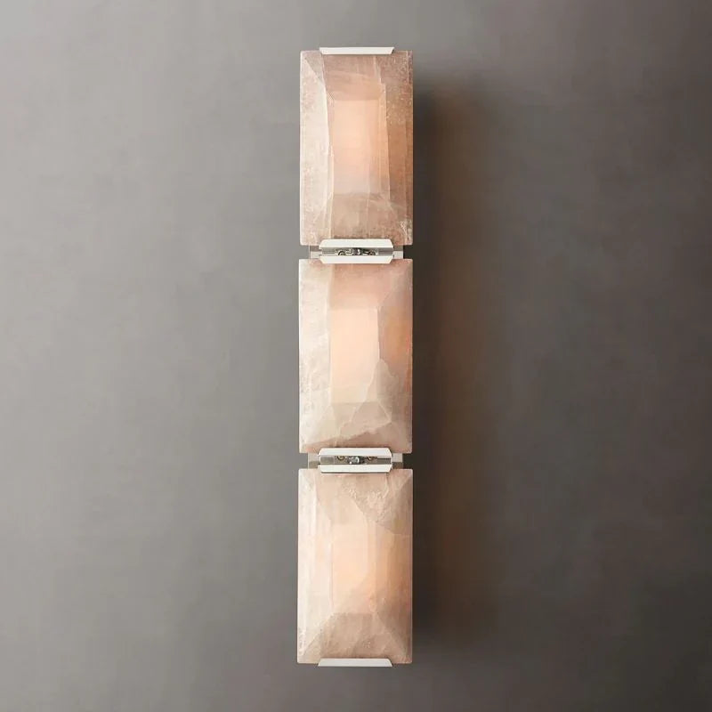 Harlow Translucent Calcite Triple Wall Sconce
