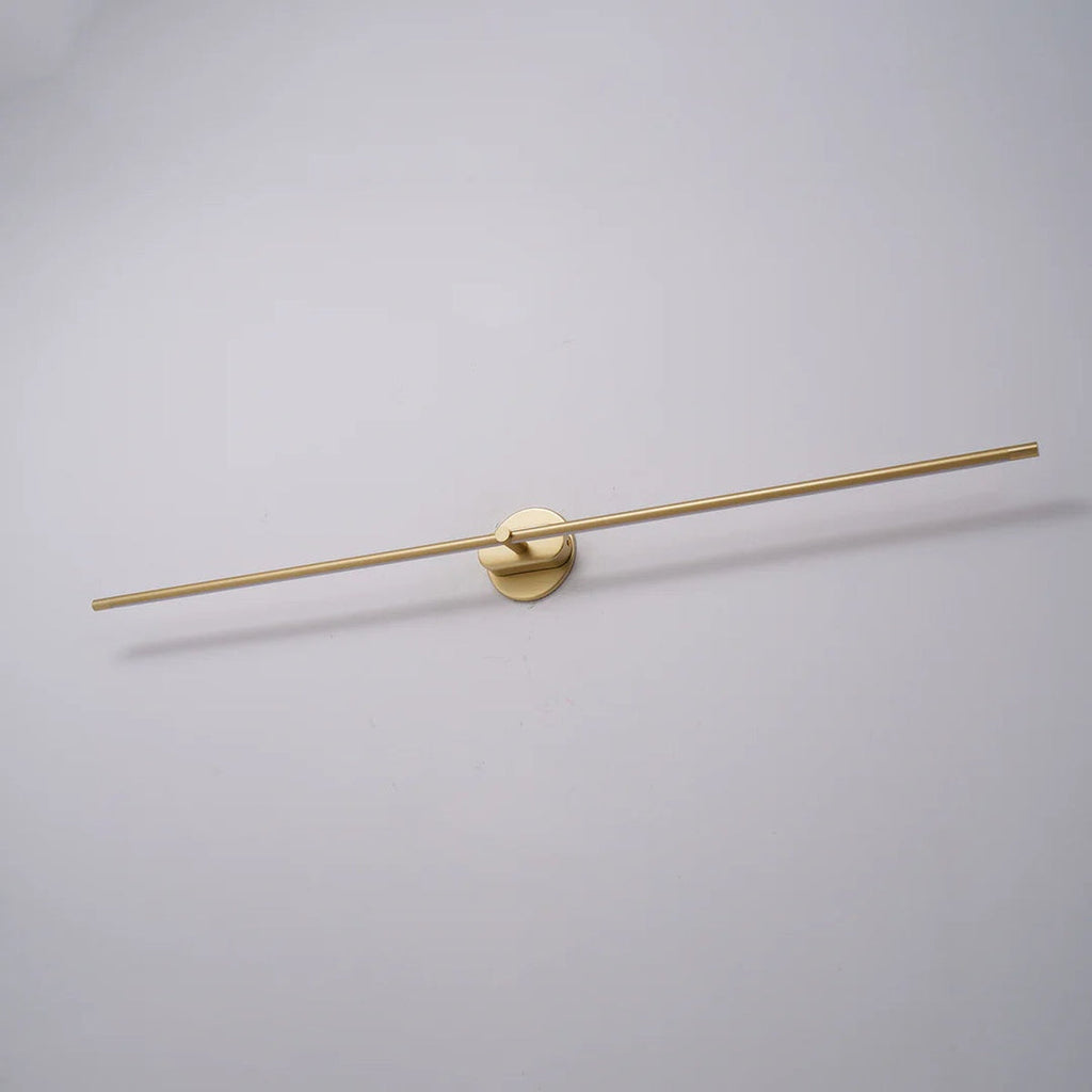 Modern Minimalist Linear Brass Wall Lamp Picture Light