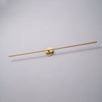 Modern Minimalist Linear Brass Wall Lamp Picture Light