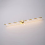 Modern Minimalist Linear Brass Wall Lamp Picture Light