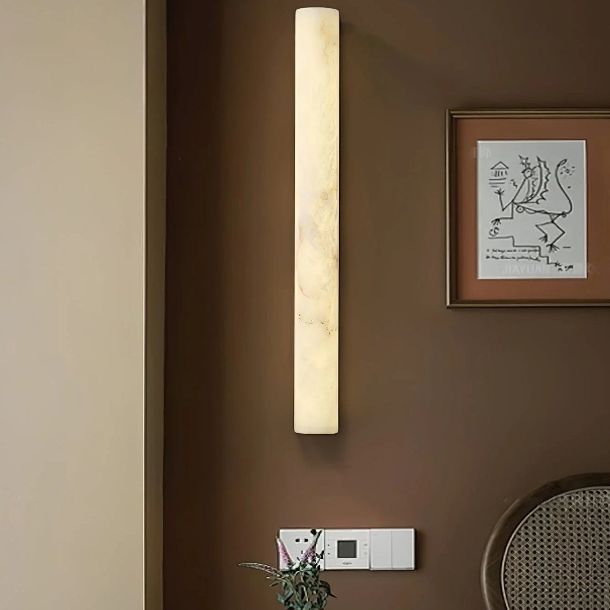 Modern Luminara Alabaster Wall Sconce