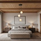 Modern Alabaster Global Staircase Chandelier