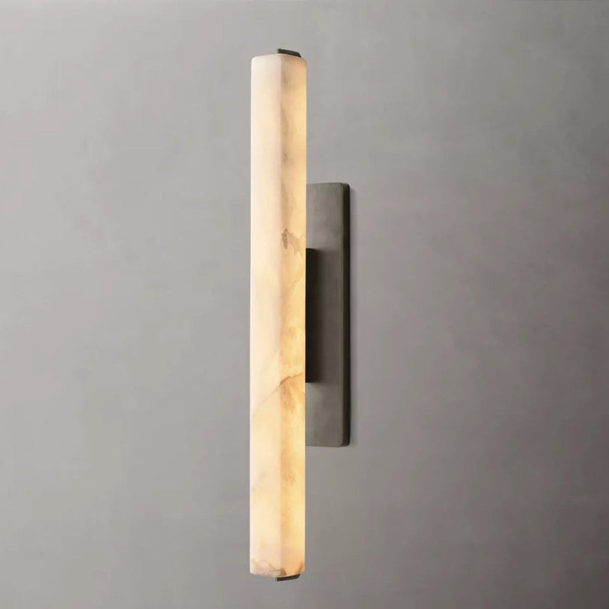Audubon Alabaster Single Sconce 15"/19"/25"