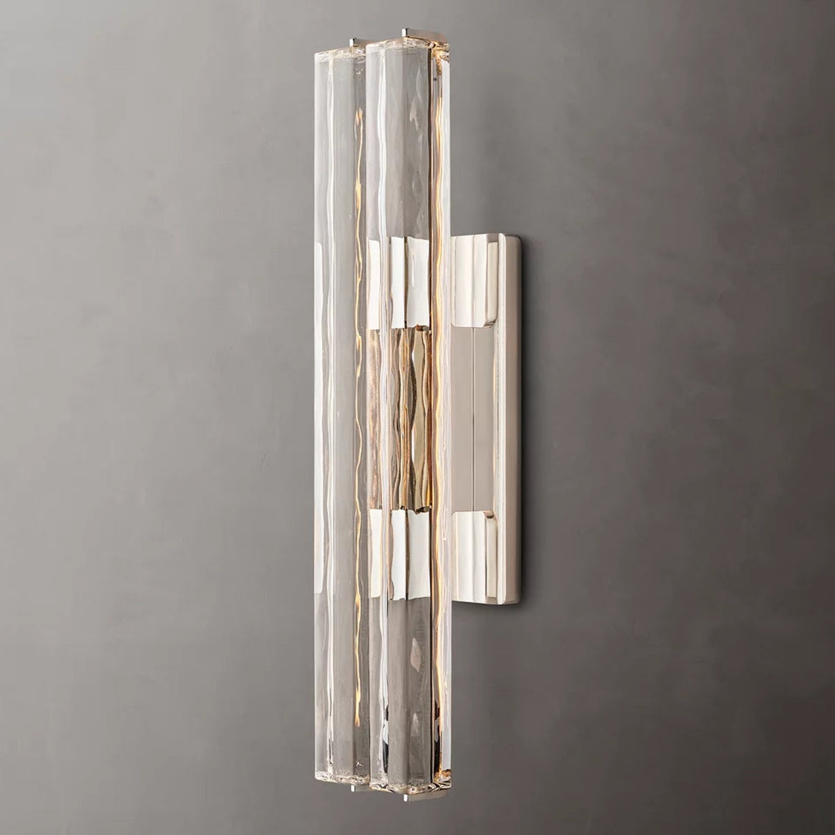 Audubon Modern Crystal Double Sconce 15"